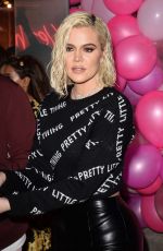 KHLOE KARDASHIAN at Prettylittlething LA Office Opening Party 02/20/2019