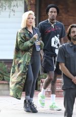 KHLOE KARDASHIAN at Sunday Service at Kanye West