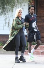 KHLOE KARDASHIAN at Sunday Service at Kanye West