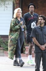 KHLOE KARDASHIAN at Sunday Service at Kanye West
