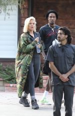 KHLOE KARDASHIAN at Sunday Service at Kanye West