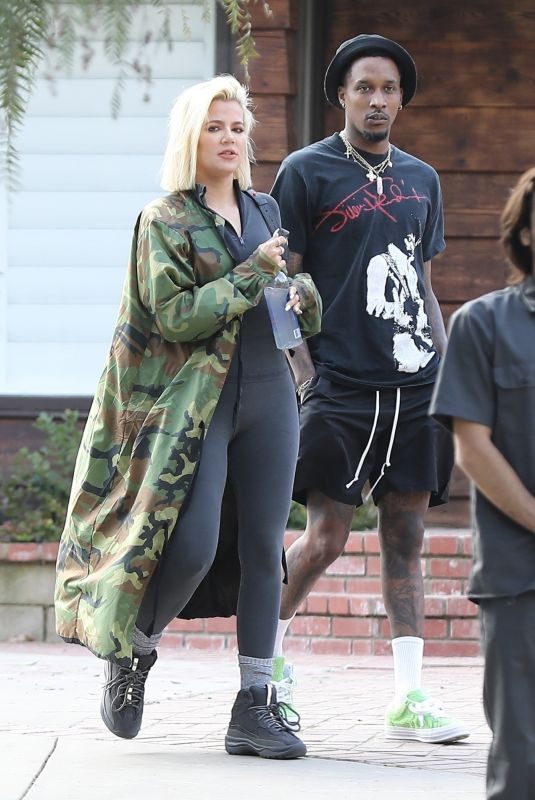 KHLOE KARDASHIAN at Sunday Service at Kanye West’s Church in Los Angeles 03/24/2019