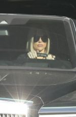 KHLOE KARDASHIAN Leaves a Studio in Rolls Royce Phantom 03/08/2019