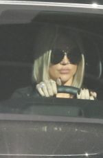 KHLOE KARDASHIAN Leaves a Studio in Rolls Royce Phantom 03/08/2019