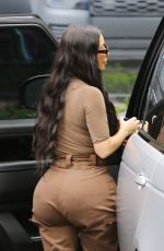 KIM KARDASHIAN Arrives at Church Services in Calabasas 03/03/2019