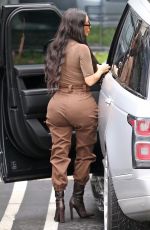 KIM KARDASHIAN Arrives at Church Services in Calabasas 03/03/2019