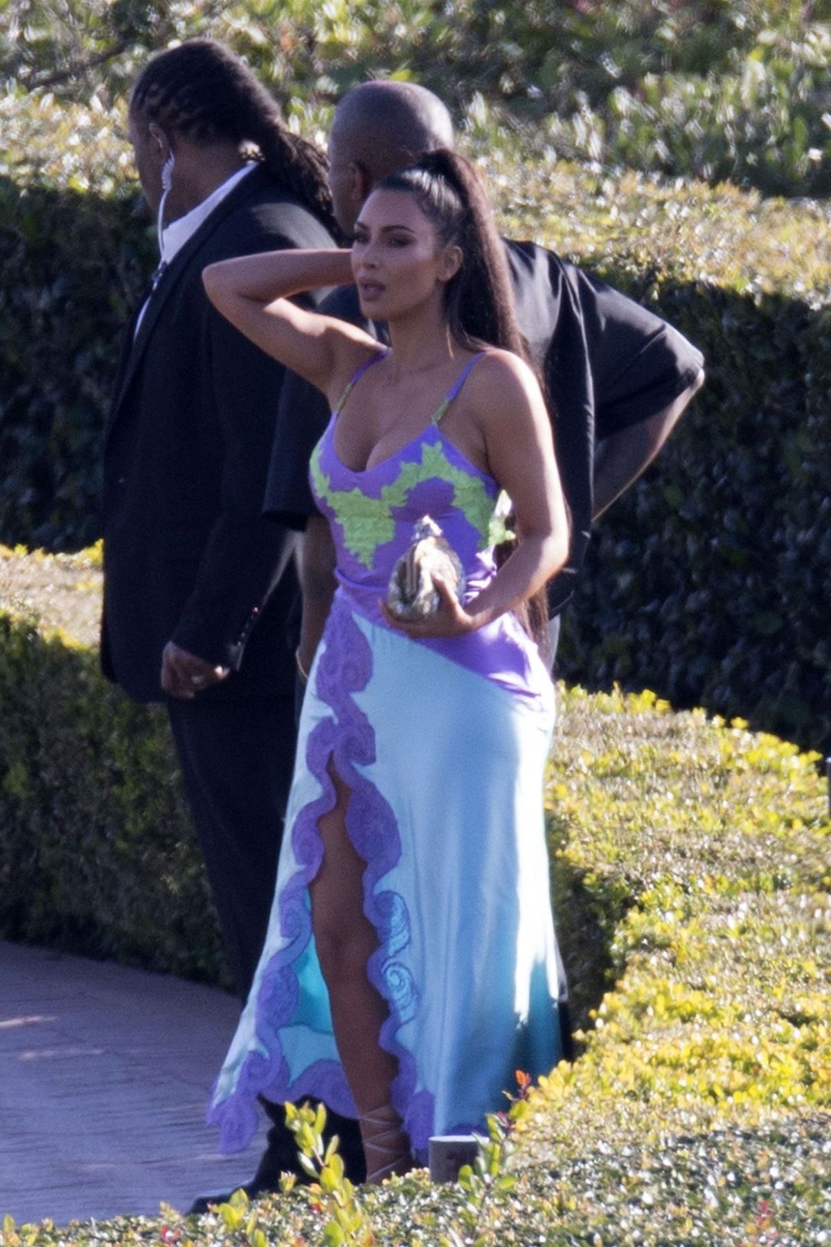 KIM KARDASHIAN at Wedding Ceremony of Chance the Rapper and Kirsten ...