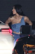 KIM KARDASHIAN in Denims at Nobu in Malibu 02/27/2019