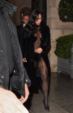 KIM KARDASHIAN Leaves Her Hotel in Paris 03/06/2019