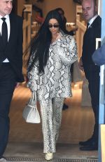 KIM KARDASHIAN Leaves Hermes Store in Paris 03/25/2019