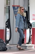 KIRSTEN DUNST at a Gas Station in Los Angeles 03/27/2019