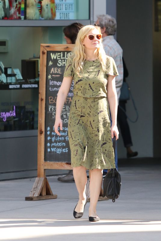 KIRSTEN DUNST Out and About in Los Angeles 03/22/2019