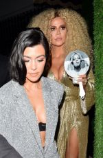 KOURTNEY and KHLOE KARDASHIAN at Warwick Nightclub in Hollywood 03/27/2019