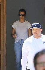 KOURTNEY KARDASHIAN Arrives at Kanye
