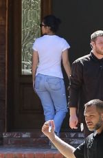 KOURTNEY KARDASHIAN Arrives at Kanye