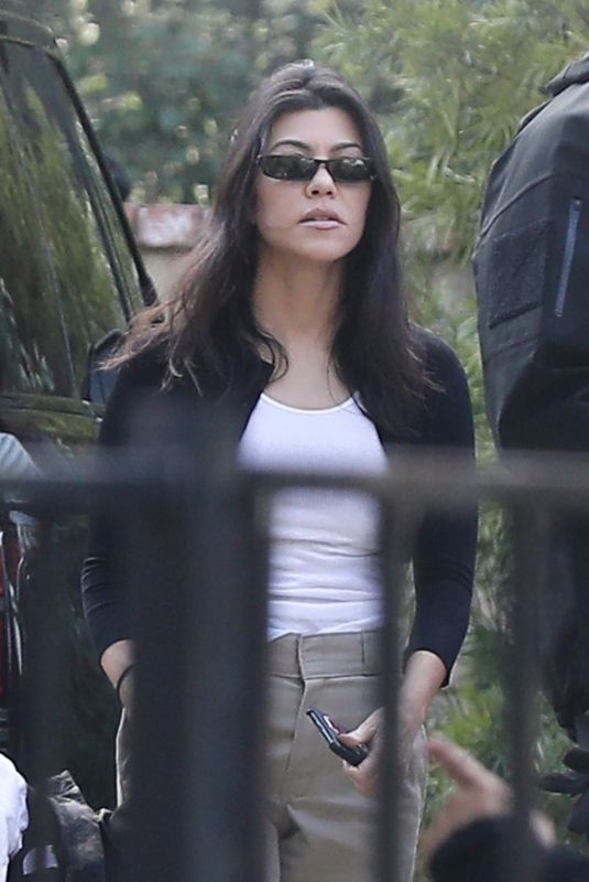 KOURTNEY KARDASHIAN at Sunday Service at Kanye West