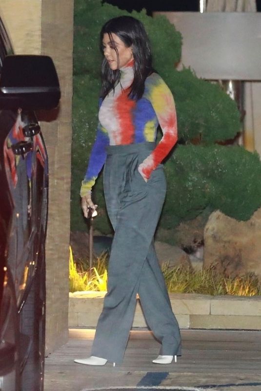 KOURTNEY KARDASHIAN Leaves Nobu in Malibu 02/27/2019