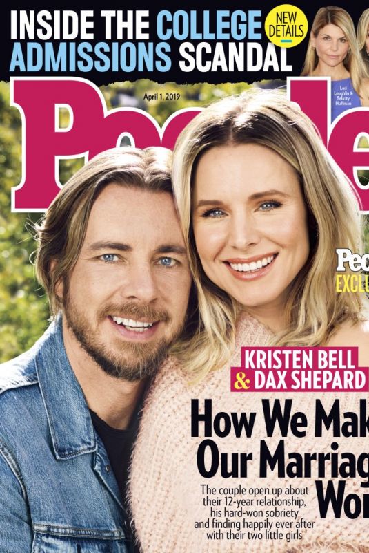 KRISTEN BELL and Dax Shepard in People Magazine, April 2019