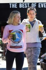 KRISTEN BELL Out for Smoothie in Los Feliz 03/13/2019