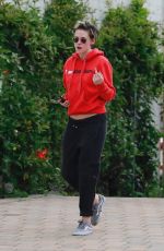KRISTEN STEWART Arrives at a Spa in Los Angeles 03/11/2019
