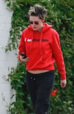 KRISTEN STEWART Arrives at a Spa in Los Angeles 03/11/2019