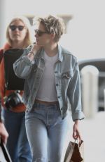 KRISTEN STEWART at LAX Airport in Los Angeles 03/03/2019