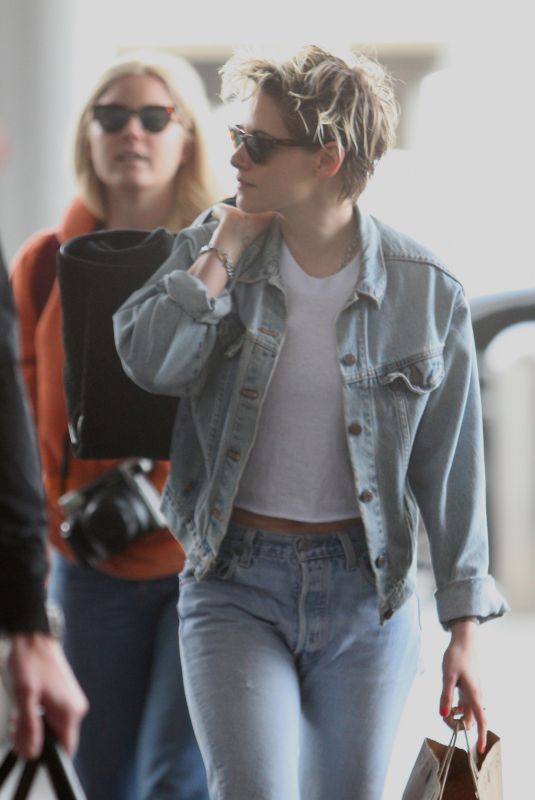 KRISTEN STEWART at LAX Airport in Los Angeles 03/03/2019