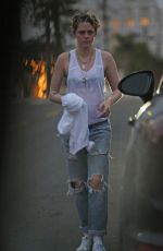 KRISTEN STEWART Out and About in Los Angeles 02/27/2019