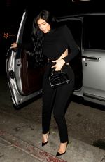 KYLIE JENNER Arrives at Nice Guy in Los Angeles 03/15/2019