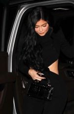 KYLIE JENNER Arrives at Nice Guy in Los Angeles 03/15/2019