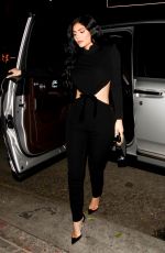 KYLIE JENNER Arrives at Nice Guy in Los Angeles 03/15/2019