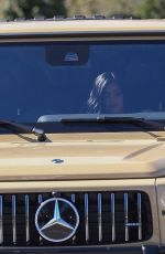 KYLIE JENNER Driving Her Mercedes-benz AMG G63 Out in Los Angeles 03/13/2019