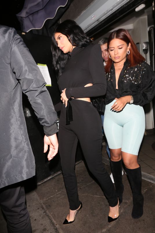 KYLIE JENNER Night Out in West Hollywood 03/15/2019