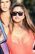 LARSA PIPPEN in Swimsuit at a Boat in Miami 02/28/2019