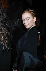 LARSEN THOMPSON Arrives at Prada Party in Paris 03/03/2019