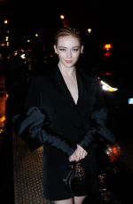 LARSEN THOMPSON Arrives at Prada Party in Paris 03/03/2019