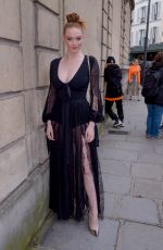 LARSEN THOMPSON Out at Paris Fashion Week 03/02/2019
