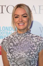 LAURA WOODS at London Football Awards 02/28/2019
