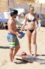 LAUREN BUSHELL in Bikini on the Beach in Maui 03/18/2019