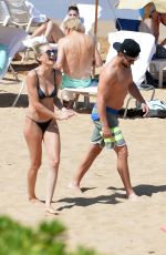 LAUREN BUSHELL in Bikini on the Beach in Maui 03/18/2019