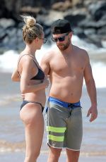 LAUREN BUSHELL in Bikini on the Beach in Maui 03/18/2019