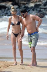 LAUREN BUSHELL in Bikini on the Beach in Maui 03/18/2019