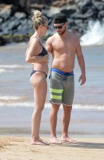 LAUREN BUSHELL in Bikini on the Beach in Maui 03/18/2019