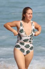 LAUREN HUNTRISS in Swimsuit at a Beach in Sydney 03/04/2019