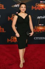 LAURIE HERNANDEZ at Captain Marvel Premiere in Hollywood 03/04/2019