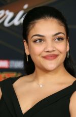 LAURIE HERNANDEZ at Captain Marvel Premiere in Hollywood 03/04/2019