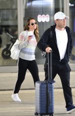 LEA MICHELE and Zandy Reich at LAX Airport in Los Angeles 03/24/2019