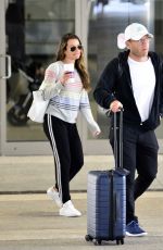LEA MICHELE and Zandy Reich at LAX Airport in Los Angeles 03/24/2019