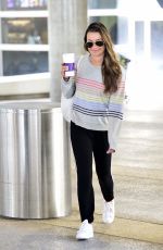 LEA MICHELE and Zandy Reich at LAX Airport in Los Angeles 03/24/2019