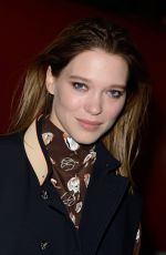 LEA SEYDOUX at Louis Vuitton at Paris Fashion Week 03/05/2019